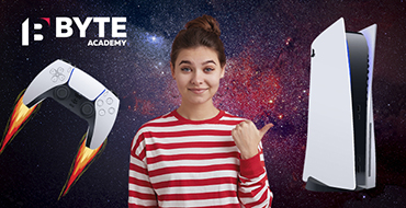 Эксклюзивная консоль Sony PlayStation 5 в левобережном филиале BYTE!